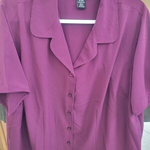 Studio 1940 Rich Purple Blouse